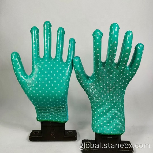 China Wholesale Garden Smooth Nitrile Coated Work Safety Gloves Supplier